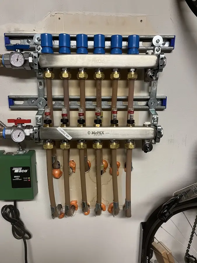 Plumber performing Leak Detection at a residential property in Hermantown